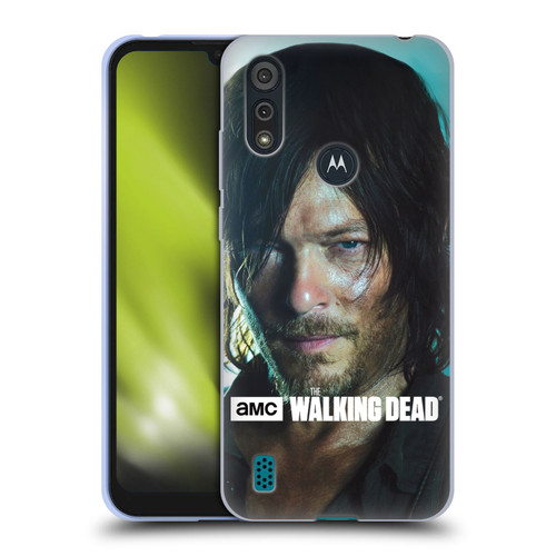 AMC The Walking Dead Characters Daryl Soft Gel Case for Motorola Moto E6s (2020)