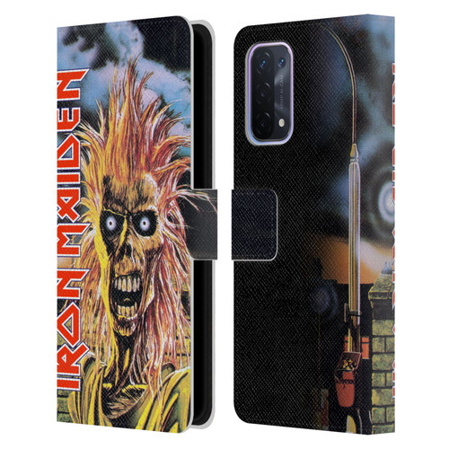 Iron Maiden Art First Leather Book Wallet Case Cover For OPPO A54 5G