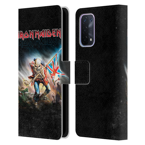 Iron Maiden Art Trooper 2016 Leather Book Wallet Case Cover For OPPO A54 5G