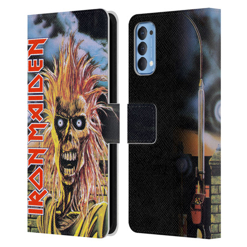 Iron Maiden Art First Leather Book Wallet Case Cover For OPPO Reno 4 5G