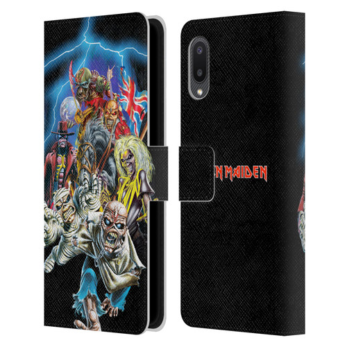 Iron Maiden Art Best Of Beast Leather Book Wallet Case Cover For Samsung Galaxy A02/M02 (2021)