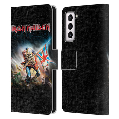 Iron Maiden Art Trooper 2016 Leather Book Wallet Case Cover For Samsung Galaxy S21 5G