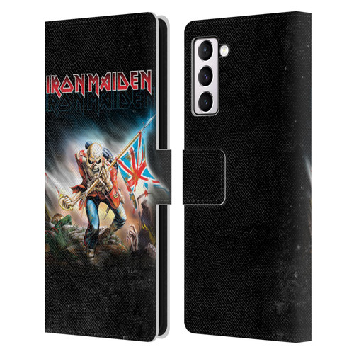 Iron Maiden Art Trooper 2016 Leather Book Wallet Case Cover For Samsung Galaxy S21+ 5G