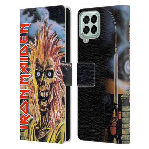 Iron Maiden Art First Leather Book Wallet Case Cover For Samsung Galaxy M53 (2022)