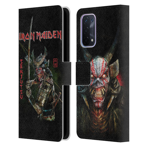 Iron Maiden Senjutsu Album Cover Leather Book Wallet Case Cover For OPPO A54 5G