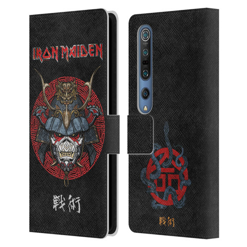 Iron Maiden Senjutsu Samurai Eddie Life Snake Leather Book Wallet Case Cover For Xiaomi Mi 10 5G / Mi 10 Pro 5G
