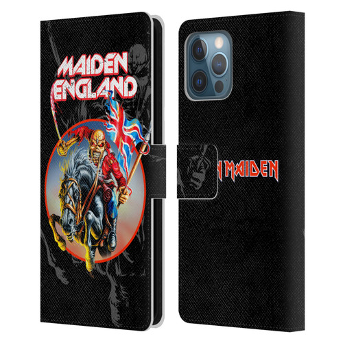 Iron Maiden Tours England Leather Book Wallet Case Cover For Apple iPhone 12 Pro Max