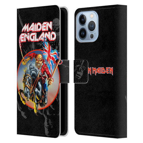 Iron Maiden Tours England Leather Book Wallet Case Cover For Apple iPhone 13 Pro Max