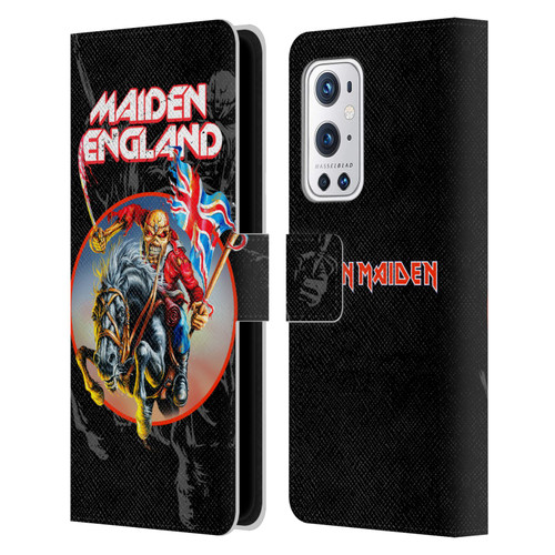 Iron Maiden Tours England Leather Book Wallet Case Cover For OnePlus 9 Pro