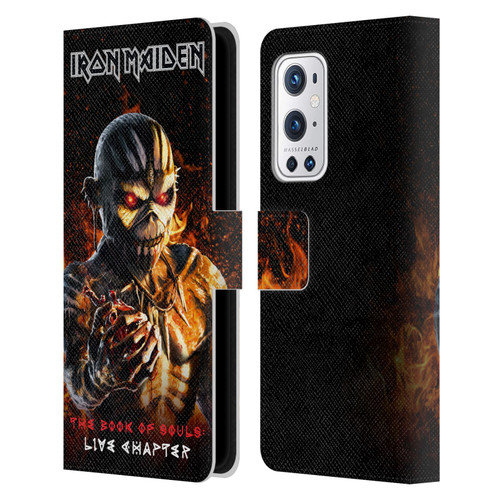 Iron Maiden Tours TBOS Live Chapter Leather Book Wallet Case Cover For OnePlus 9 Pro