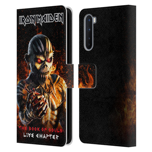 Iron Maiden Tours TBOS Live Chapter Leather Book Wallet Case Cover For OnePlus Nord 5G