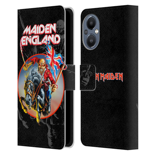 Iron Maiden Tours England Leather Book Wallet Case Cover For OnePlus Nord N20 5G