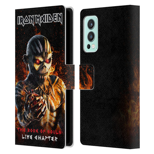 Iron Maiden Tours TBOS Live Chapter Leather Book Wallet Case Cover For OnePlus Nord 2 5G