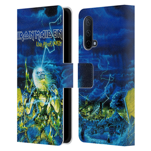 Iron Maiden Tours Live After Death Leather Book Wallet Case Cover For OnePlus Nord CE 5G