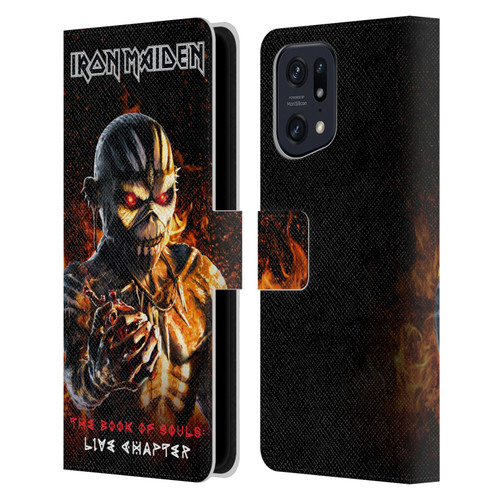 Iron Maiden Tours TBOS Live Chapter Leather Book Wallet Case Cover For OPPO Find X5
