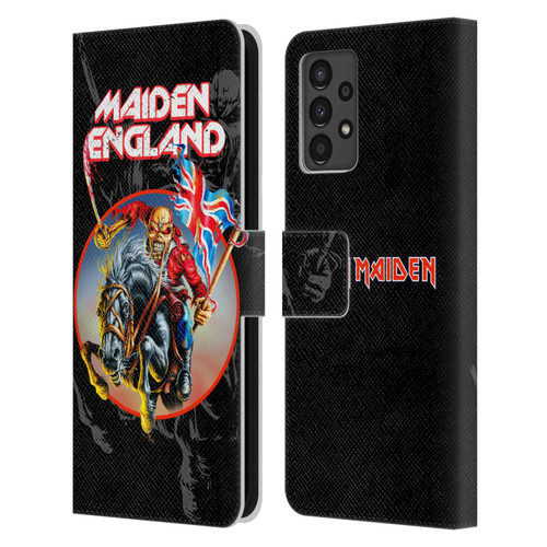 Iron Maiden Tours England Leather Book Wallet Case Cover For Samsung Galaxy A13 (2022)