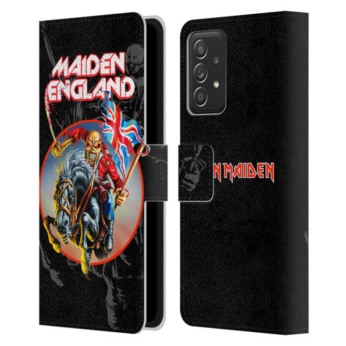 Iron Maiden Tours England Leather Book Wallet Case Cover For Samsung Galaxy A53 5G (2022)