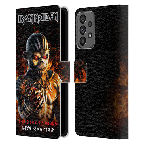 Iron Maiden Tours TBOS Live Chapter Leather Book Wallet Case Cover For Samsung Galaxy A73 5G (2022)