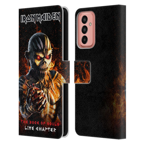 Iron Maiden Tours TBOS Live Chapter Leather Book Wallet Case Cover For Samsung Galaxy M13 (2022)