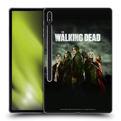 AMC The Walking Dead Season 11 Key Art Poster Soft Gel Case for Samsung Galaxy Tab S8 Plus