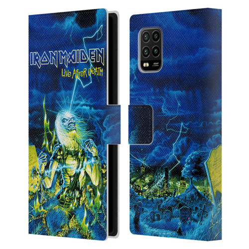 Iron Maiden Tours Live After Death Leather Book Wallet Case Cover For Xiaomi Mi 10 Lite 5G