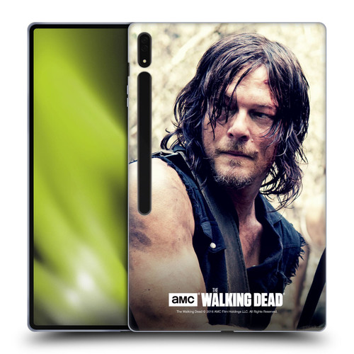 AMC The Walking Dead Daryl Dixon Half Body Soft Gel Case for Samsung Galaxy Tab S8 Ultra