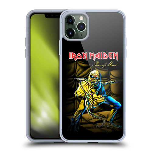 Iron Maiden Album Covers Piece Of Mind Soft Gel Case for Apple iPhone 11 Pro Max & MagSafe