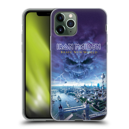 Iron Maiden Album Covers Brave New World Soft Gel Case for Apple iPhone 11 Pro