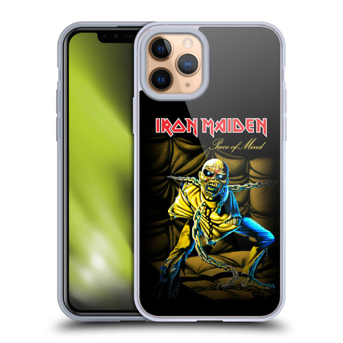 Iron Maiden Album Covers Piece Of Mind Soft Gel Case for Apple iPhone 11 Pro