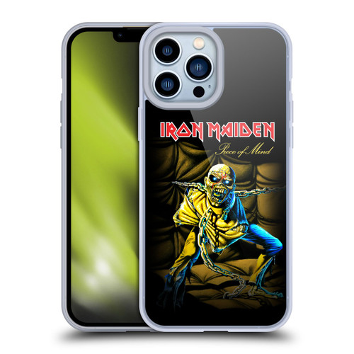 Iron Maiden Album Covers Piece Of Mind Soft Gel Case for Apple iPhone 13 Pro Max