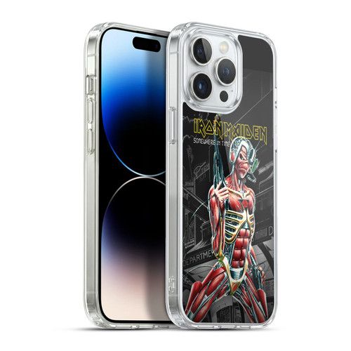 Iron Maiden Album Covers Somewhere Soft Gel Case for Apple iPhone 13 Pro Max & MagSafe