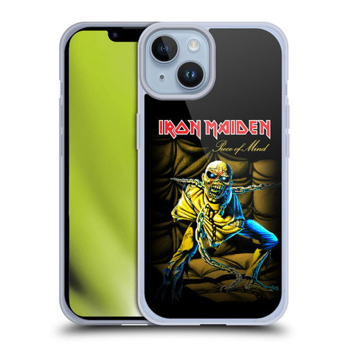 Iron Maiden Album Covers Piece Of Mind Soft Gel Case for Apple iPhone 14