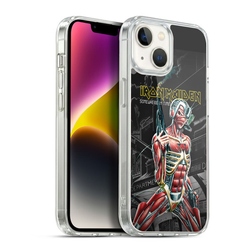 Iron Maiden Album Covers Somewhere Soft Gel Case for Apple iPhone 14