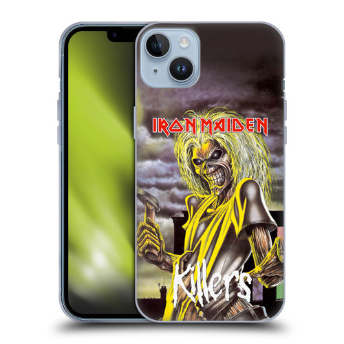 Iron Maiden Album Covers Killers Soft Gel Case for Apple iPhone 14 Plus