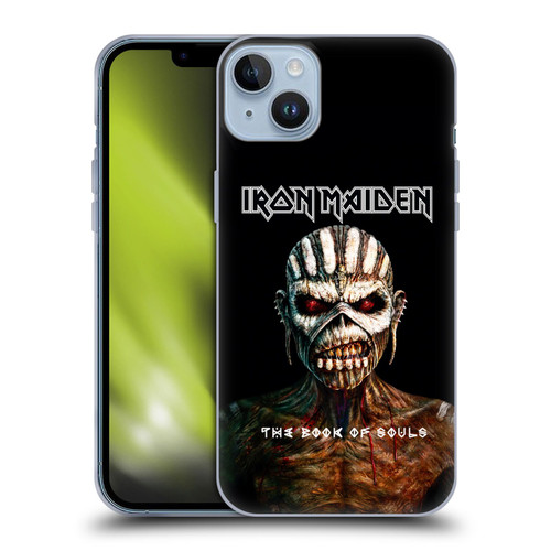 Iron Maiden Album Covers The Book Of Souls Soft Gel Case for Apple iPhone 14 Plus