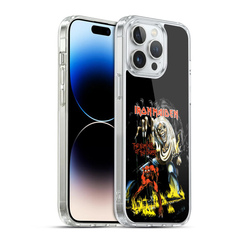 Iron Maiden Album Covers NOTB Soft Gel Case for Apple iPhone 14 Pro Max & MagSafe