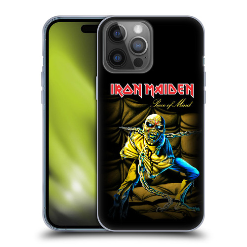 Iron Maiden Album Covers Piece Of Mind Soft Gel Case for Apple iPhone 14 Pro Max