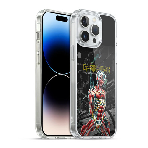Iron Maiden Album Covers Somewhere Soft Gel Case for Apple iPhone 14 Pro Max & MagSafe
