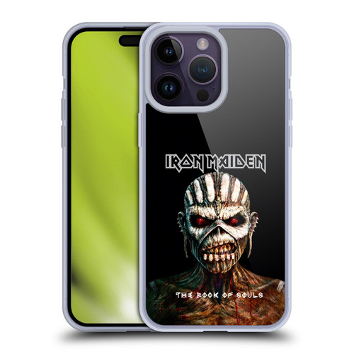 Iron Maiden Album Covers The Book Of Souls Soft Gel Case for Apple iPhone 14 Pro Max
