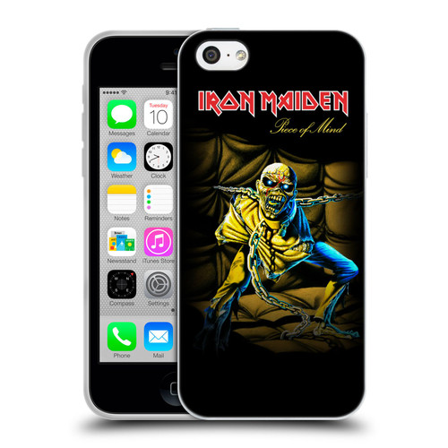 Iron Maiden Album Covers Piece Of Mind Soft Gel Case for Apple iPhone 5c