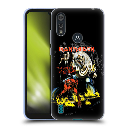 Iron Maiden Album Covers NOTB Soft Gel Case for Motorola Moto E6s (2020)