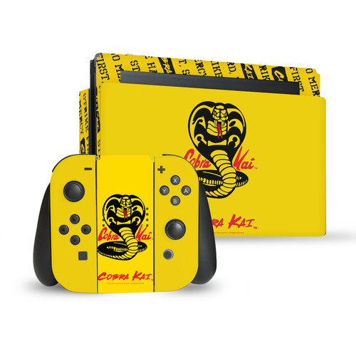 Cobra Kai Iconic Logo Vinyl Sticker Skin Decal Cover for Nintendo Switch Bundle
