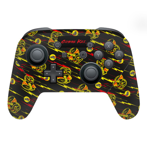 Cobra Kai Iconic Mixed Logos Vinyl Sticker Skin Decal Cover for Nintendo Switch Pro Controller