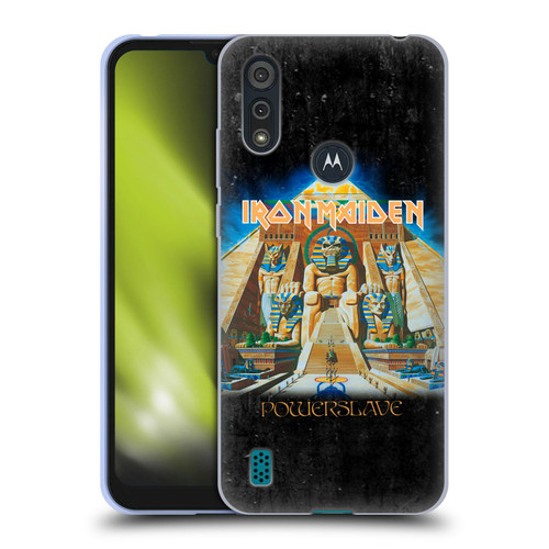 Iron Maiden Album Covers Powerslave Soft Gel Case for Motorola Moto E6s (2020)