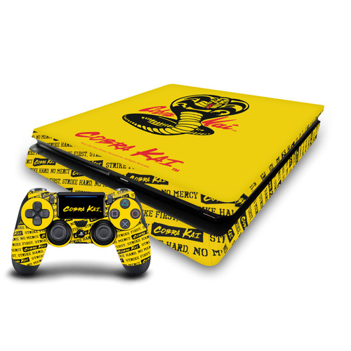 Cobra Kai Iconic Logo Vinyl Sticker Skin Decal Cover for Sony PS4 Slim Console & Controller