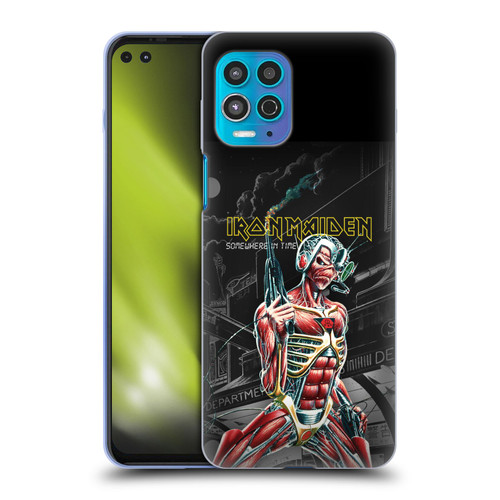 Iron Maiden Album Covers Somewhere Soft Gel Case for Motorola Moto G100