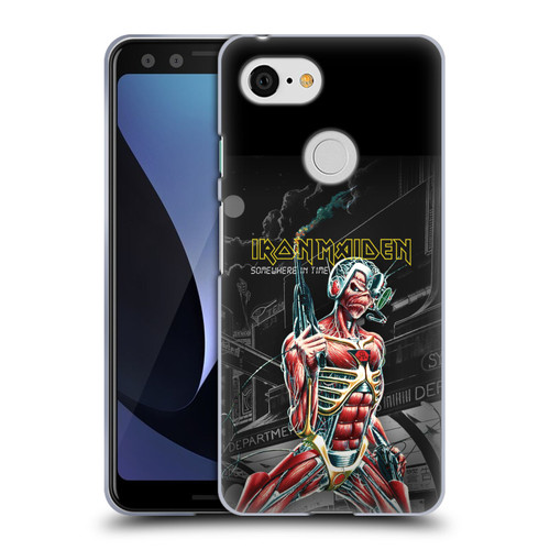 Iron Maiden Album Covers Somewhere Soft Gel Case for Google Pixel 3
