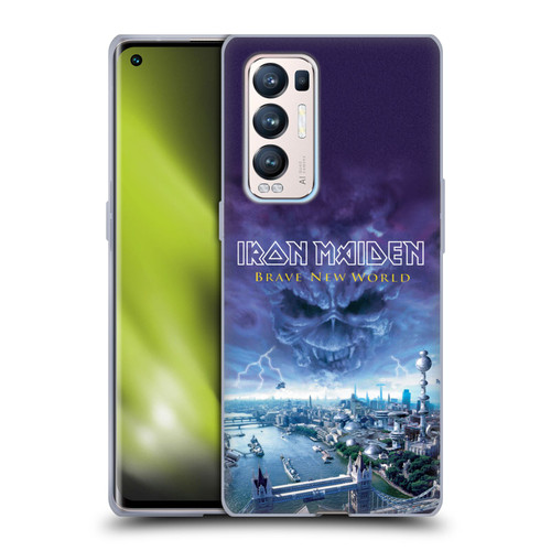 Iron Maiden Album Covers Brave New World Soft Gel Case for OPPO Find X3 Neo / Reno5 Pro+ 5G