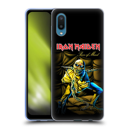 Iron Maiden Album Covers Piece Of Mind Soft Gel Case for Samsung Galaxy A02/M02 (2021)