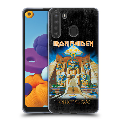 Iron Maiden Album Covers Powerslave Soft Gel Case for Samsung Galaxy A21 (2020)